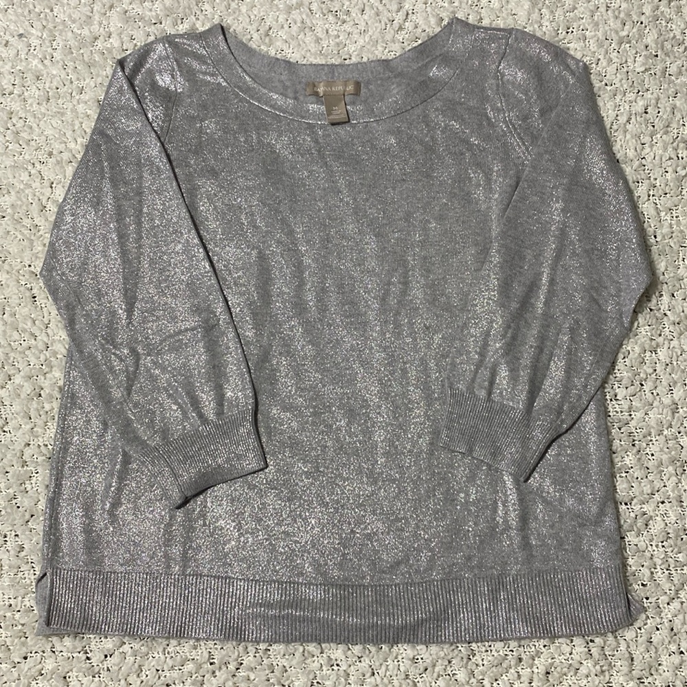 Banana Republic medium Women’s Silver shirt